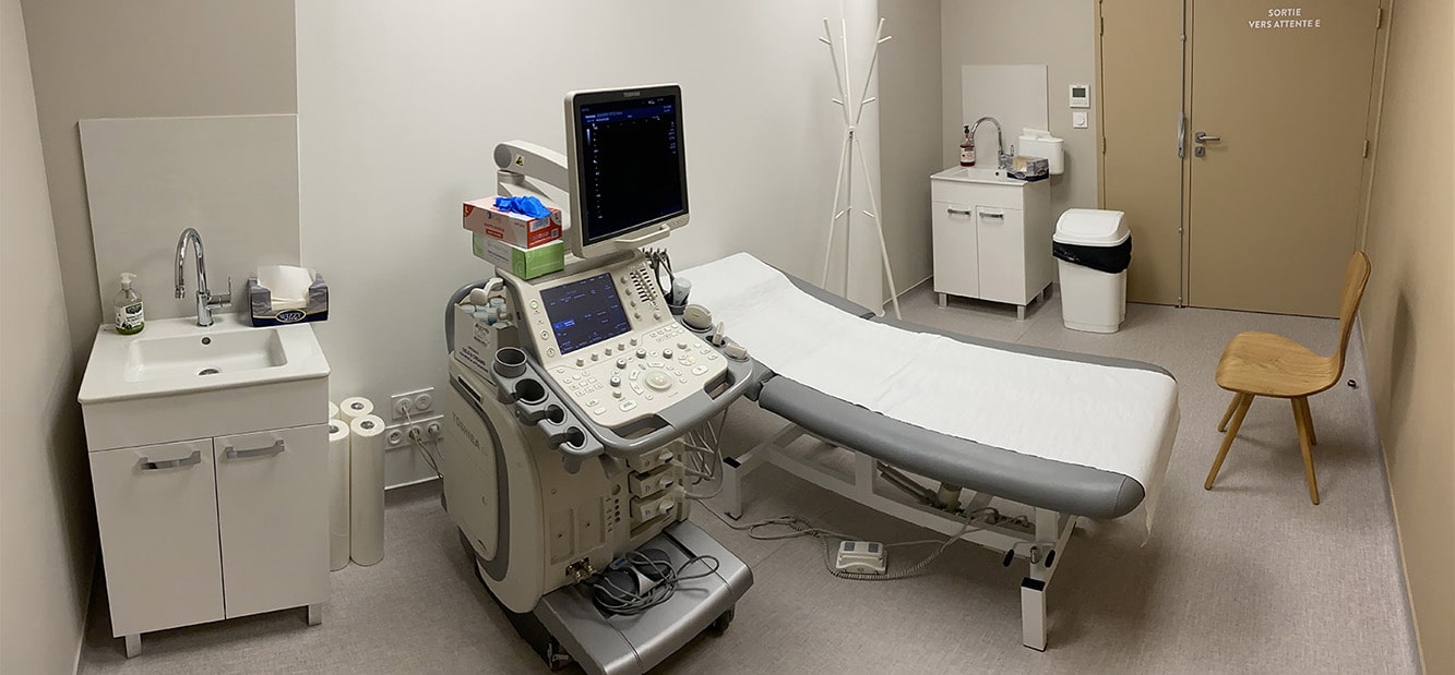 Salle d’échographie du Cabinet de Radiologie près de Clermont-Ferrand à Issoire